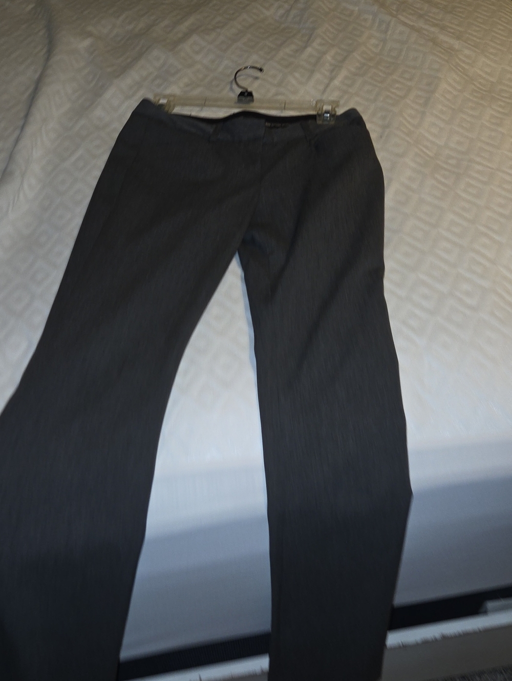 Womens Dark Gray Dress Pants - Classic Fit